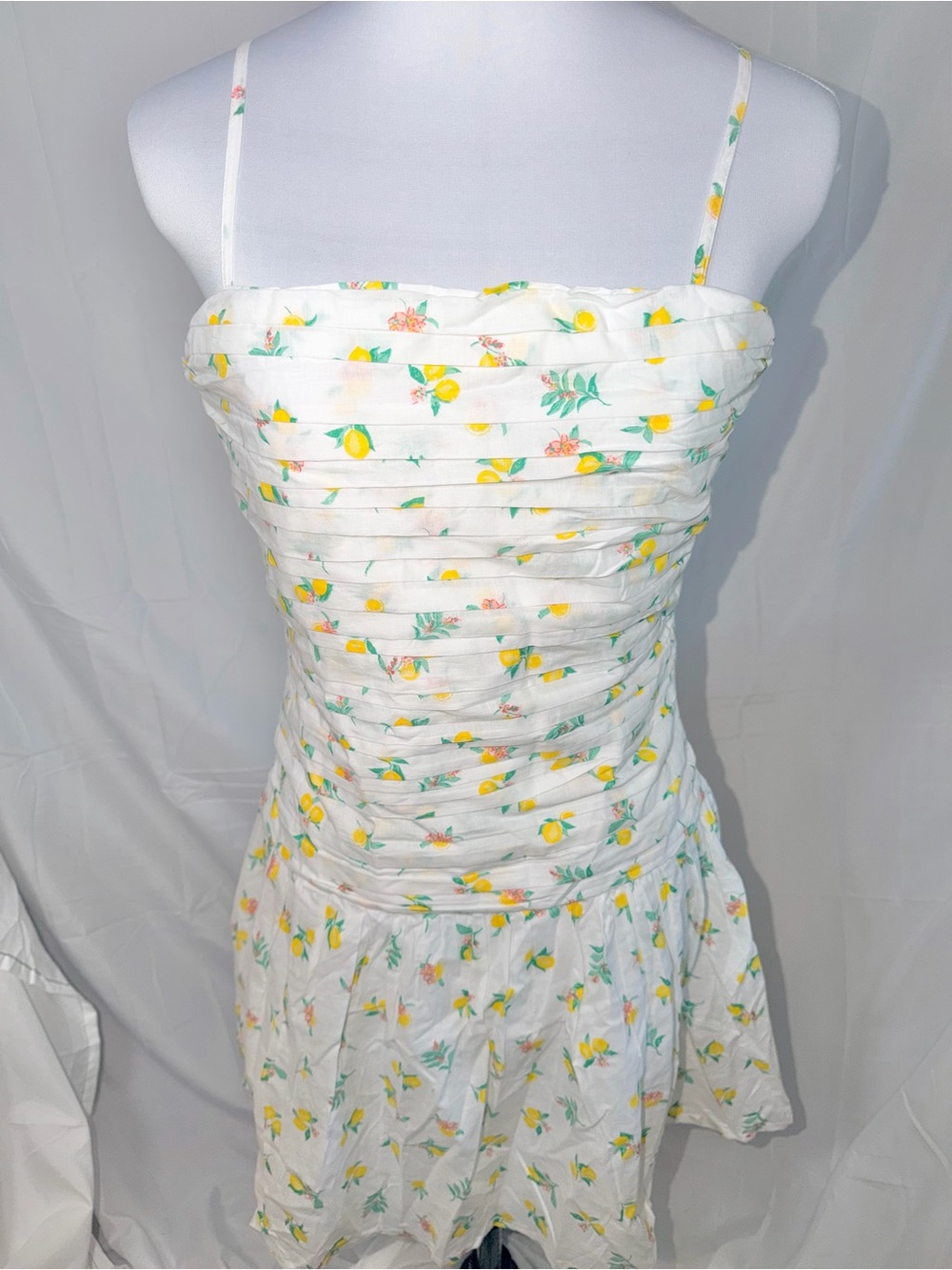 Japna Lemon Print Mini Dress